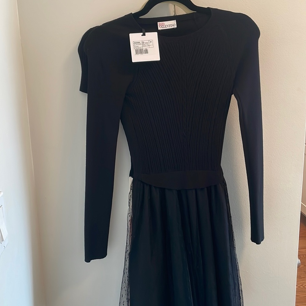 Black long sleeve dress